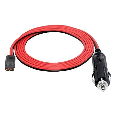 SinLoon Sigarettenaansteker naar XT60 kabel, 2 m, sigarettenaanstekerkabel mannelijk naar XT60, voor auto-omvormer, bandenpomp, luchtpomp SinLoon Sigarettenaansteker naar XT60 kabel, 2 m, sigarettenaanstekerkabel mannelijk naar XT60, voor auto-omvormer, bandenpomp, luchtpomp