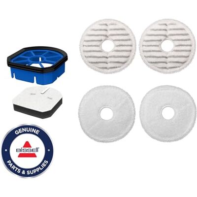 Bissell Accessoireset voor SpinWave + Vac – wasbare en herbruikbare doekjes met filter – inclusief ruwe, zachte pads en filter – vervanging – ideaal voor SpinWave + Vac serie – 3887 Bissell Accessoireset voor SpinWave + Vac – wasbare en herbruikbare doekjes met filter – inclusief ruwe, zachte pads en filter – vervanging – ideaal voor SpinWave + Vac serie – 3887