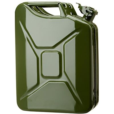Bottari Italy Bottari 28057 28057: benzinejerrycan van metaal, goedgekeurd 20 liter. Bottari Italy Bottari 28057 28057: benzinejerrycan van metaal, goedgekeurd 20 liter.