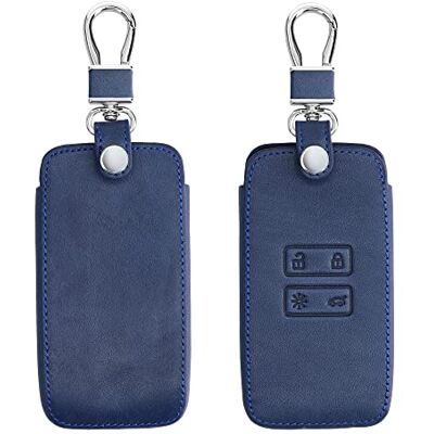 kwmobile autosleutel hoesje compatibel met Renault 4-knops Smartkey autosleutel (alleen Keyless Go) Autosleutel behuizing in donkerblauw kwmobile autosleutel hoesje compatibel met Renault 4-knops Smartkey autosleutel (alleen Keyless Go) Autosleutel behuizing in donkerblauw