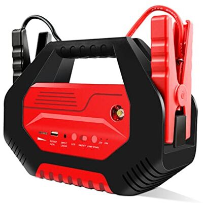 Gmjay 12 V 24 V Jump Starter Multifunctioneel noodgereedschap 1500 A draagbare auto-starter accu met lcd-display Gmjay 12 V 24 V Jump Starter Multifunctioneel noodgereedschap 1500 A draagbare auto-starter accu met lcd-display