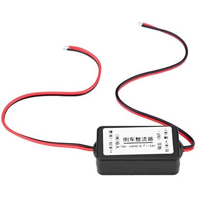 Keenso Keroix gelijkrichterrelais voor achteruitrijcamera, 12 V, filtergelijkrichter condensator, continu stroomrelais Keenso Keroix gelijkrichterrelais voor achteruitrijcamera, 12 V, filtergelijkrichter condensator, continu stroomrelais