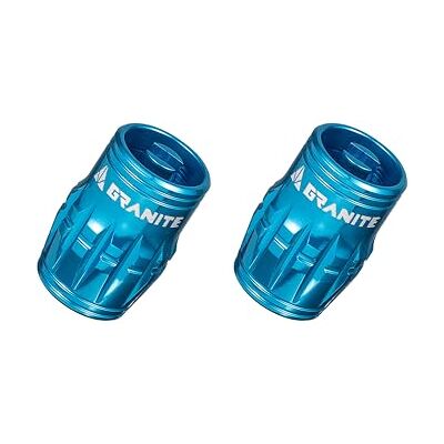 Granite Juicy Nipple ventieldop met ventielverwijderingsfunctie, stofdichte bandventieldoppen voor fietsen en voertuigen, 2-delige set Granite Juicy Nipple ventieldop met ventielverwijderingsfunctie, stofdichte bandventieldoppen voor fietsen en voertuigen, 2-delige set