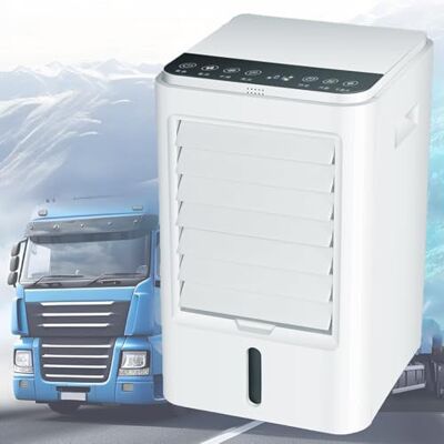 NzEupno Airconditioner voor camper, verdampingsluchtkoeler, draagbare 4-in-1 ventilator met afstandsbediening, 4 koelblokken, 3 snelheden, koeler voor vrachtwagens, auto's en bussen, 12 V NzEupno Airconditioner voor camper, verdampingsluchtkoeler, draagbare 4-in-1 ventilator met afstandsbediening, 4 koelblokken, 3 snelheden, koeler voor vrachtwagens, auto's en bussen, 12 V