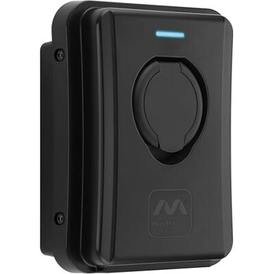 Masterplug Smart EV-Thuislader voor Type 2 Elektrische en Hybride Voertuigen, met Stopcontact, Modus 3, Opladen via Zonne-Energie, Eenfase, Wifi, Zwart, IP65, 7,4 kW, 32 A, EVCM3SS7B/EU Masterplug Smart EV-Thuislader voor Type 2 Elektrische en Hybride Voertuigen, met Stopcontact, Modus 3, Opladen via Zonne-Energie, Eenfase, Wifi, Zwart, IP65, 7,4 kW, 32 A, EVCM3SS7B/EU