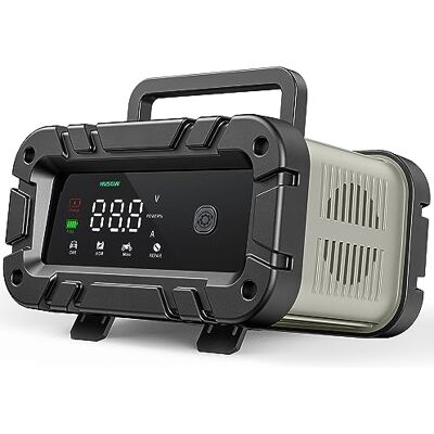 Husgw Motorfiets acculader 6A 12V met LCD-display, multi-bescherming met intelligente reparatie voor auto's, motorfietsen, vrachtwagens, AGM, gel (6A) Husgw Motorfiets acculader 6A 12V met LCD-display, multi-bescherming met intelligente reparatie voor auto's, motorfietsen, vrachtwagens, AGM, gel (6A)