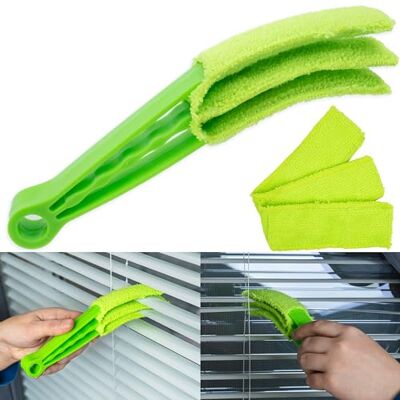 Your Day Mate Cepillos Limpiadores, 1 stuk, met 2 x Accesorio de Microfibra, voor Persianas de Ventana Limpiador de Persianas, Cortinas, Aire Acondicionado y Contraventanas, Tamaño Compacto, Colector de Tela Your Day Mate Cepillos Limpiadores, 1 stuk, met 2 x Accesorio de Microfibra, voor Persianas de Ventana Limpiador de Persianas, Cortinas, Aire Acondicionado y Contraventanas, Tamaño Compacto, Colector de Tela
