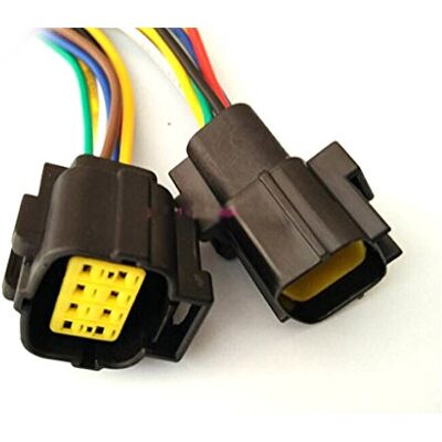 WODE 1 set van 8 pinnen waterdichte elektrische kabel voor autotechniek met kabel WODE 1 set van 8 pinnen waterdichte elektrische kabel voor autotechniek met kabel