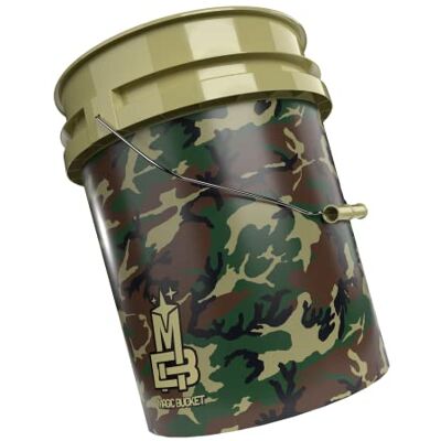 MAGIC BUCKET Autowasemmer handwas camouflage groen 5 liter ca. 20 liter compatibel met Grit Guard, Detail Guardz Dirt Lock, Chemical Guys Dirt Trap, Gamma-deksel MAGIC BUCKET Autowasemmer handwas camouflage groen 5 liter ca. 20 liter compatibel met Grit Guard, Detail Guardz Dirt Lock, Chemical Guys Dirt Trap, Gamma-deksel