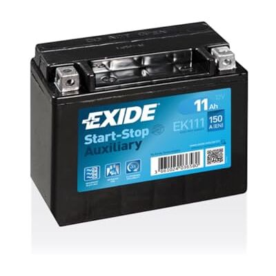 Exide BATERÍA 12 V/11 Ah – 150 cc – Batterijen Auxiliares EK111 Exide BATERÍA 12 V/11 Ah – 150 cc – Batterijen Auxiliares EK111