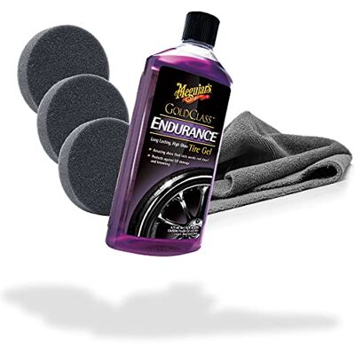detailmate Meguiars Endurance Tire Gel High Gloss Bandenverzorgingsset 473 ml 3 stuks applicatorpads Ø 90/22 mm + Edgeless GreyLow microvezeldoek 380 g/m² detailmate Meguiars Endurance Tire Gel High Gloss Bandenverzorgingsset 473 ml 3 stuks applicatorpads Ø 90/22 mm + Edgeless GreyLow microvezeldoek 380 g/m²