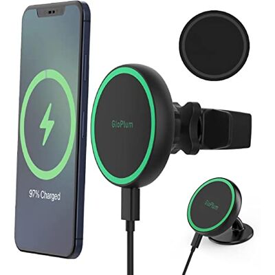Gloplum Magnetische Draadloze Telefoonhouder Autolader, Compatibel Met Magsafe Car Mount Charger Autohouder, Snellader En Iphone 13/13 Mini/12/12 Pro/12 Mini/12 Pro Max Gloplum Magnetische Draadloze Telefoonhouder Autolader, Compatibel Met Magsafe Car Mount Charger Autohouder, Snellader En Iphone 13/13 Mini/12/12 Pro/12 Mini/12 Pro Max