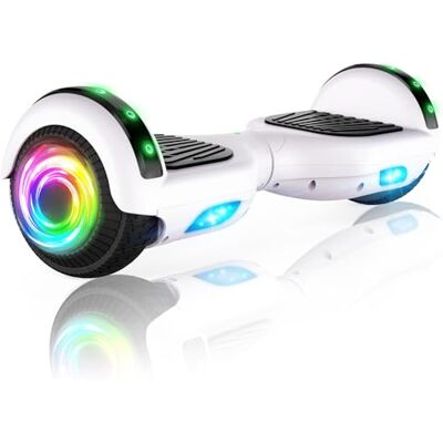 SISIGAD Kinderhoverboard met bluetooth-luidspreker, dubbele krachtige motor, ledverlichting, beste keuze voor kinderen SISIGAD Kinderhoverboard met bluetooth-luidspreker, dubbele krachtige motor, ledverlichting, beste keuze voor kinderen