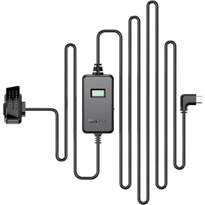 VANTRUE USB-C OBD Hardwire Display met 3 niveaus voor alle Dash Cam-houders, laagspanningsbescherming 11,6-24,4 V, parkeerbewaking 24 uur VANTRUE USB-C OBD Hardwire Display met 3 niveaus voor alle Dash Cam-houders, laagspanningsbescherming 11,6-24,4 V, parkeerbewaking 24 uur