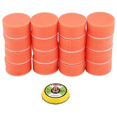 lyrlody 16 stuks polijstpads van schuimrubber, 50 mm/2 inch met 1 adapter voor polijst- en schaar lyrlody 16 stuks polijstpads van schuimrubber, 50 mm/2 inch met 1 adapter voor polijst- en schaar