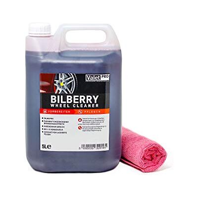 detailmate Valet Pro Bilberry Wheel Cleaner jerrycan 5 liter geconcentreerde velgenreiniger microvezeldoek 40 x 40 cm detailmate Valet Pro Bilberry Wheel Cleaner jerrycan 5 liter geconcentreerde velgenreiniger microvezeldoek 40 x 40 cm