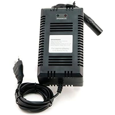 Q-Batteries BL 24-3 XLR mannelijke oplader voor loodaccu 24 V 3 A laadstroom IU0U Q-Batteries BL 24-3 XLR mannelijke oplader voor loodaccu 24 V 3 A laadstroom IU0U