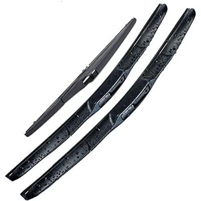 PEBKYFA Ruitenwisserset voor en achter, voor Toyota. Voor RAV4 XA40 2013-2018 Voorruit Voorruit Raam 26 inch 16 inch + 25 cm Vervang de ruitenwisser PEBKYFA Ruitenwisserset voor en achter, voor Toyota. Voor RAV4 XA40 2013-2018 Voorruit Voorruit Raam 26 inch 16 inch + 25 cm Vervang de ruitenwisser