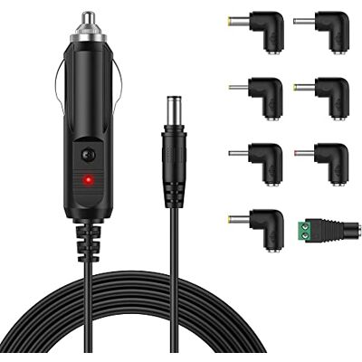 LIANSUM 12 V 2 A KFZ universele netwerkkabel, sigarettenaansteker met 8 tips voor dvd-speler, router, GPS, camera, tablet, luidsprekers, melkpomp, labelprinter, ledlampen, 24 W LIANSUM 12 V 2 A KFZ universele netwerkkabel, sigarettenaansteker met 8 tips voor dvd-speler, router, GPS, camera, tablet, luidsprekers, melkpomp, labelprinter, ledlampen, 24 W