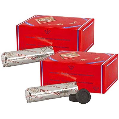 Three Kings Koolverpakking, 3 koningen, 33 mm, snelle ontsteking x 200 Three Kings Koolverpakking, 3 koningen, 33 mm, snelle ontsteking x 200