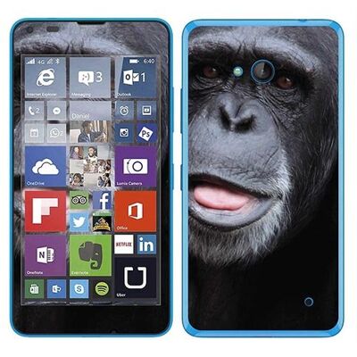 Royal Sticker RS.116154 sticker voor Microsoft Lumia 640 Schimpanse Royal Sticker RS.116154 sticker voor Microsoft Lumia 640 Schimpanse