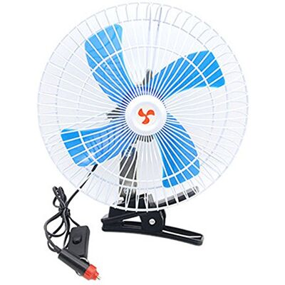 Charmgle 6/8/25,4 cm DC 12 V/24 V ventilator, halve dekking/alle auto's/elektrische vrachtwagens clip voertuig, 24 V Charmgle 6/8/25,4 cm DC 12 V/24 V ventilator, halve dekking/alle auto's/elektrische vrachtwagens clip voertuig, 24 V