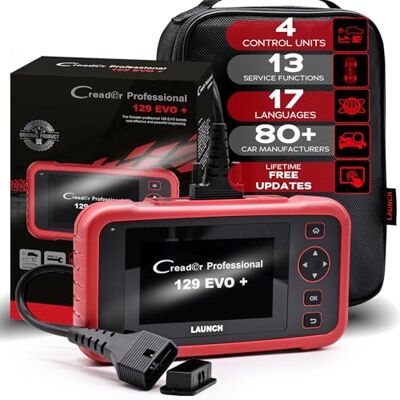 LAUNCH Europe CRP 129 EVO+ OBD2 auto diagnoseapparaat EOBD tester 4 motorsystemen, ABS, SRS, automatische transmissie + 13 servicefuncties met touchscreen WiFi Update/Android LAUNCH Europe CRP 129 EVO+ OBD2 auto diagnoseapparaat EOBD tester 4 motorsystemen, ABS, SRS, automatische transmissie + 13 servicefuncties met touchscreen WiFi Update/Android