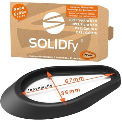 SOLIDfy Dakantenneafdichting voor Opel Calibra, Vectra B, C GTS, Astra G CC, Tigra Twintop, Zafira A Installatie zonder de antennebasis te verwijderen SOLIDfy Dakantenneafdichting voor Opel Calibra, Vectra B, C GTS, Astra G CC, Tigra Twintop, Zafira A Installatie zonder de antennebasis te verwijderen