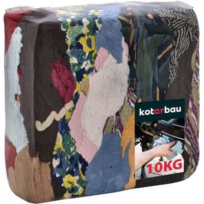 KOTARBAU ® Reinigingsdoeken voor werkplaats, 10 kg, badstof en katoen, industriële reinigingsdoeken, voor werkplaats, keuken, open haard, auto KOTARBAU ® Reinigingsdoeken voor werkplaats, 10 kg, badstof en katoen, industriële reinigingsdoeken, voor werkplaats, keuken, open haard, auto
