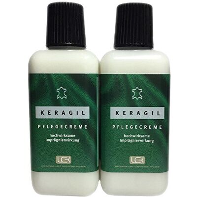 KERAGIL Leerverzorging crème 2 flessen elk 150 ml van LCK Keralux. Zeer geschikt voor Longlife leer! KERAGIL Leerverzorging crème 2 flessen elk 150 ml van LCK Keralux. Zeer geschikt voor Longlife leer!