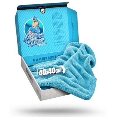 Nuke Guys Gamma Dryer S Ultra-absorberende en praktische droogdoek 1400 g/m² Blauw 40 x 40 cm Pluisvrij, zachte en afgeronde vezels Krasvrij Hoogwaardige microvezeldoek voor auto, motor, fiets Nuke Guys Gamma Dryer S Ultra-absorberende en praktische droogdoek 1400 g/m² Blauw 40 x 40 cm Pluisvrij, zachte en afgeronde vezels Krasvrij Hoogwaardige microvezeldoek voor auto, motor, fiets