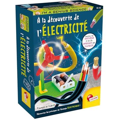 Liscianigiochi I'm A Genius Ontdek elektriciteit voor kinderen vanaf 8 jaar Wetenschappelijke experimentenset Maak een ventilator Experimenteer met statische elektriciteit -Made in Italy Liscianigiochi I'm A Genius Ontdek elektriciteit voor kinderen vanaf 8 jaar Wetenschappelijke experimentenset Maak een ventilator Experimenteer met statische elektriciteit -Made in Italy