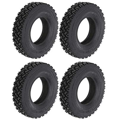 VGEBY RC Rubber Autoband, 4 stuks 20 mm Breedte Schoenzool Model Band voor Truck Tractor 1/14 Auto RC Zwart Auto Model Accessoires VGEBY RC Rubber Autoband, 4 stuks 20 mm Breedte Schoenzool Model Band voor Truck Tractor 1/14 Auto RC Zwart Auto Model Accessoires