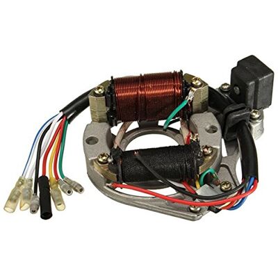 Alamor 50 cc 110 cc 125 cc 2 spoel ATV Quad Stator Ontstekingsspoel Chinese magneetplaat Alamor 50 cc 110 cc 125 cc 2 spoel ATV Quad Stator Ontstekingsspoel Chinese magneetplaat