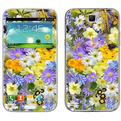Royal Sticker RS.39470 sticker voor Samsung Note 2, motief voorjaarsbloemen Royal Sticker RS.39470 sticker voor Samsung Note 2, motief voorjaarsbloemen