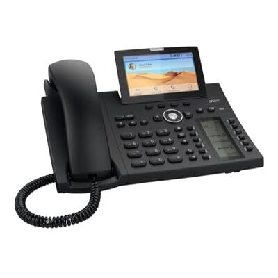 Snom D385N IP-telefoon, SIP, 4,3 inch TFT-kleurendisplay, 480 x 272 pixels, 12 SIP-IDs, sensorhaakschakelaar, USB, 48 zelfbeschrijfbare sleutels (12 fysica), zwart, 0004600 Snom D385N IP-telefoon, SIP, 4,3 inch TFT-kleurendisplay, 480 x 272 pixels, 12 SIP-IDs, sensorhaakschakelaar, USB, 48 zelfbeschrijfbare sleutels (12 fysica), zwart, 0004600
