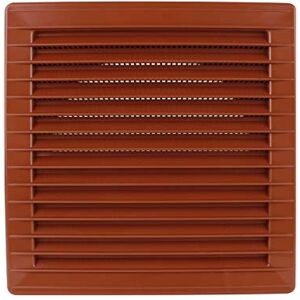 MKK Ventilatierooster rechthoekig Ø 100 120 125 150 mm kunststof lamellenrooster Ø 100 mm baksteenrood MKK Ventilatierooster rechthoekig Ø 100 120 125 150 mm kunststof lamellenrooster Ø 100 mm baksteenrood