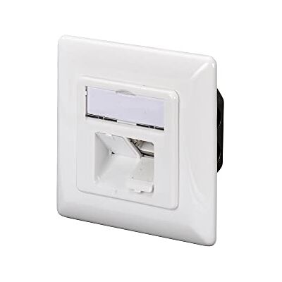 Digitus LSA Cat-5e aansluitdoos, 2 RJ45-poorten, inbouw of opbouw, netwerkdoos, horizontale voeding, ontwerp mogelijk, 1 Gbit/s, afgeschermd, PoE-compatibel, wit RAL9003 Digitus LSA Cat-5e aansluitdoos, 2 RJ45-poorten, inbouw of opbouw, netwerkdoos, horizontale voeding, ontwerp mogelijk, 1 Gbit/s, afgeschermd, PoE-compatibel, wit RAL9003