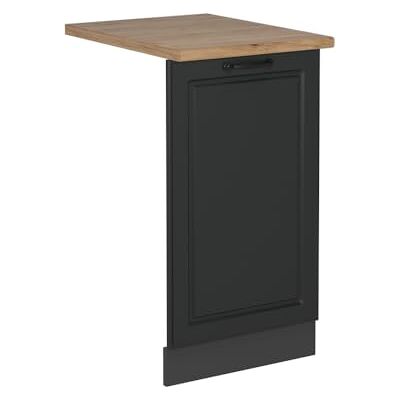 Vicco R-Line vaatwasserpaneel, antraciet, landhuis, 45 cm, eik AP Vicco R-Line vaatwasserpaneel, antraciet, landhuis, 45 cm, eik AP