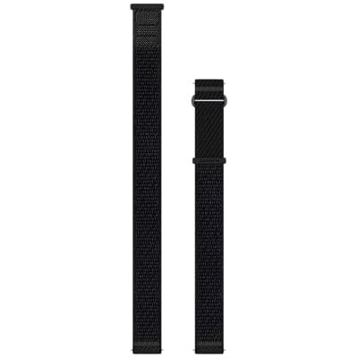 Garmin Officiële Quick-Release horlogebandje, 18 mm, stof, zwart Garmin Officiële Quick-Release horlogebandje, 18 mm, stof, zwart