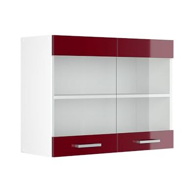 Vicco Hangkast "R-Line", bordeaux hoogglans, 80 cm Vicco Hangkast "R-Line", bordeaux hoogglans, 80 cm