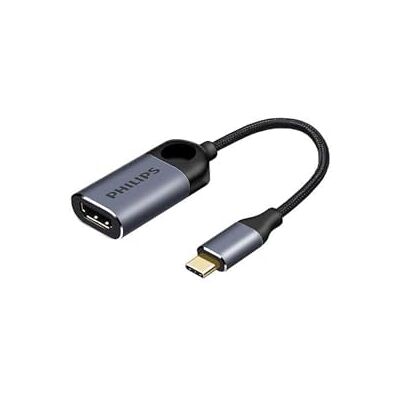 Philips SWV6001/00 – Adaptateur USB-C vers HDMI 4K Ultra HD, HDMI 2.0, Câble Tressé Premium, Boîtier Métallique, Compatible avec Ordinateur Portable, Tablette et Smartphone USB-C, Longueur 15 cm Philips SWV6001/00 – Adaptateur USB-C vers HDMI 4K Ultra HD, HDMI 2.0, Câble Tressé Premium, Boîtier Métallique, Compatible avec Ordinateur Portable, Tablette et Smartphone USB-C, Longueur 15 cm