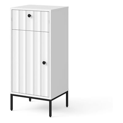 Vicco Badkamerkast "Eliza", geribbeld wit, 40 x 87 cm Vicco Badkamerkast "Eliza", geribbeld wit, 40 x 87 cm