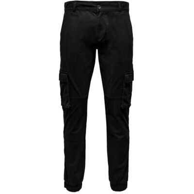Only Onscam Stage Cargo Cuff Pg 6687 Pantalons Homme (lot de 1) 33W / 30L Only Onscam Stage Cargo Cuff Pg 6687 Pantalons Homme (lot de 1) 33W / 30L