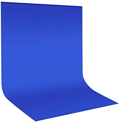 NEEWER Blauwe achtergrond 10 x 12 ft/3 x 3,6 m fotostudio, opvouwbaar, hoogwaardig polyester, voor fotografie, video, tv (blauw) NEEWER Blauwe achtergrond 10 x 12 ft/3 x 3,6 m fotostudio, opvouwbaar, hoogwaardig polyester, voor fotografie, video, tv (blauw)
