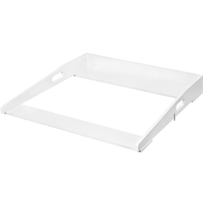WOLTU Luiertafel van MDF, 70 x 75 x 10 cm, luiertafel voor baby's, geschikt voor commode met diepte 47,5 tot 50 cm en breedte ≥ 70 cm, bevestiging met metalen houders, wit WOLTU Luiertafel van MDF, 70 x 75 x 10 cm, luiertafel voor baby's, geschikt voor commode met diepte 47,5 tot 50 cm en breedte ≥ 70 cm, bevestiging met metalen houders, wit
