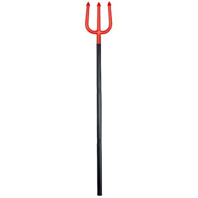 Ciao Devil mestvork (112 cm, afneembaar) van kunststof, rood, zwart Ciao Devil mestvork (112 cm, afneembaar) van kunststof, rood, zwart