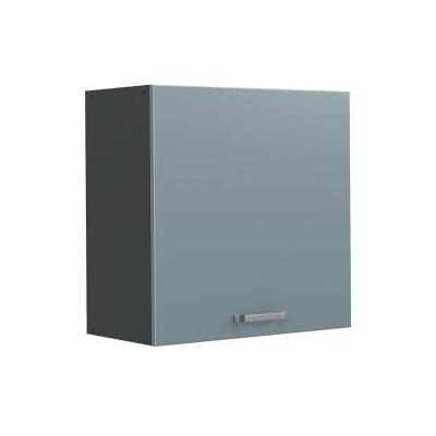 Vicco Elément haut de cuisine "R-Line", Bleu-gris/Anthracite 60 cm 1 Porte · 1 Tablette · Profondeur – 31 cm · Librement combinable · ✓ Rangement pratique Vicco Elément haut de cuisine "R-Line", Bleu-gris/Anthracite 60 cm 1 Porte · 1 Tablette · Profondeur – 31 cm · Librement combinable · ✓ Rangement pratique