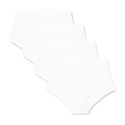 Playtex Midi Coton Bio Confortable Culotte Femme (lot de 4) S Playtex Midi Coton Bio Confortable Culotte Femme (lot de 4) S