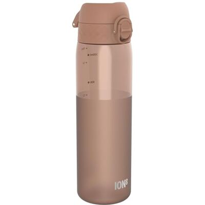 Ion8 Drinkfles, 500 ml, lekvrij, gemakkelijk te openen, veilige vergrendeling, vaatwasmachinebestendig, draaggreep, geschikt voor bekerhouders, halve cup mokka-schuim Ion8 Drinkfles, 500 ml, lekvrij, gemakkelijk te openen, veilige vergrendeling, vaatwasmachinebestendig, draaggreep, geschikt voor bekerhouders, halve cup mokka-schuim